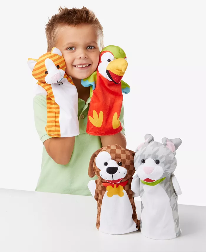 Melissa and Doug Melissa Doug Playful Pets Hand Puppets - Mycitystee