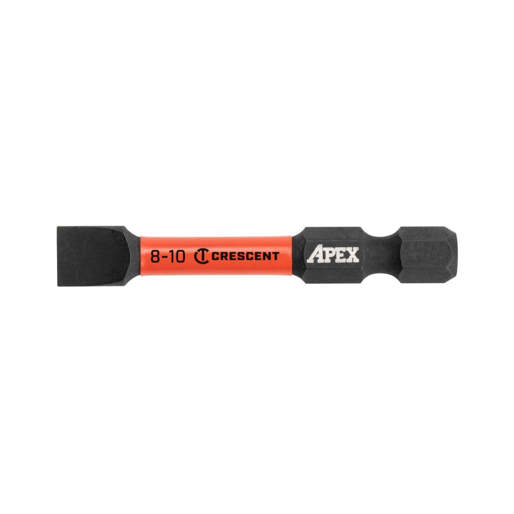 CRESCENT APEX Slotted Vortex Impact Power Bit 8-10 x 2 - Mycitystee
