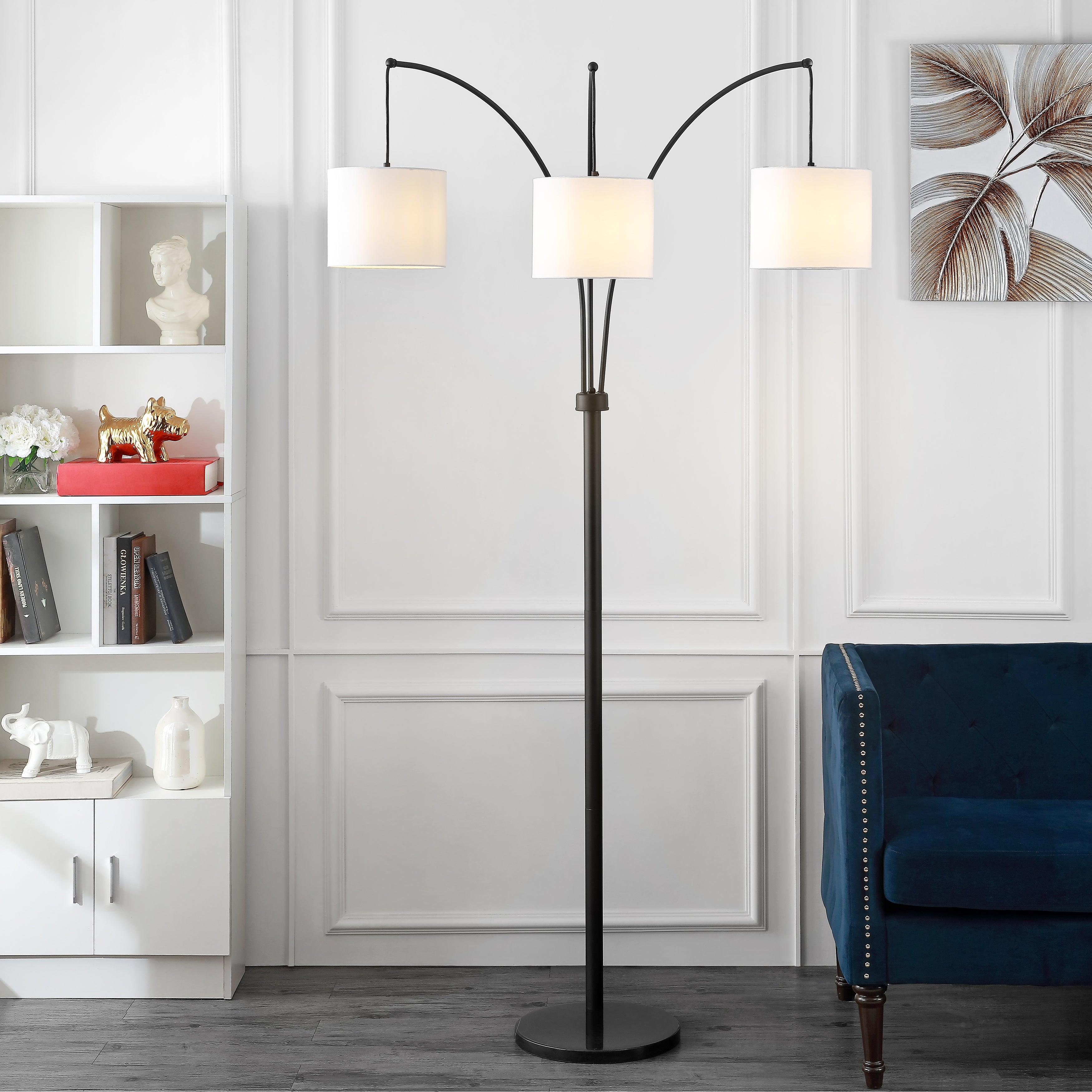 SAFAVIEH Lighting Prina 81-inch LED 3-light Floor Lamp - 53