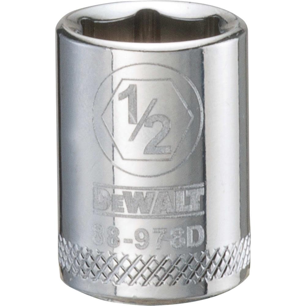 DEWALT 6 Point 3/8and#8221; Drive Socket 1/2and#8221; SAE - Mycitystee