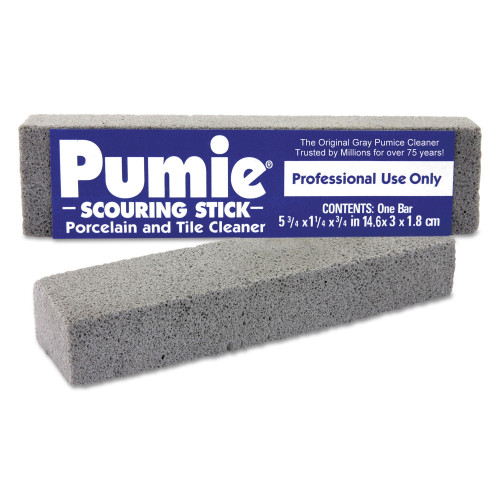Pumie Scouring Stick， 6.75 x 1.25， Gray， Dozen (12) - Mycitystee