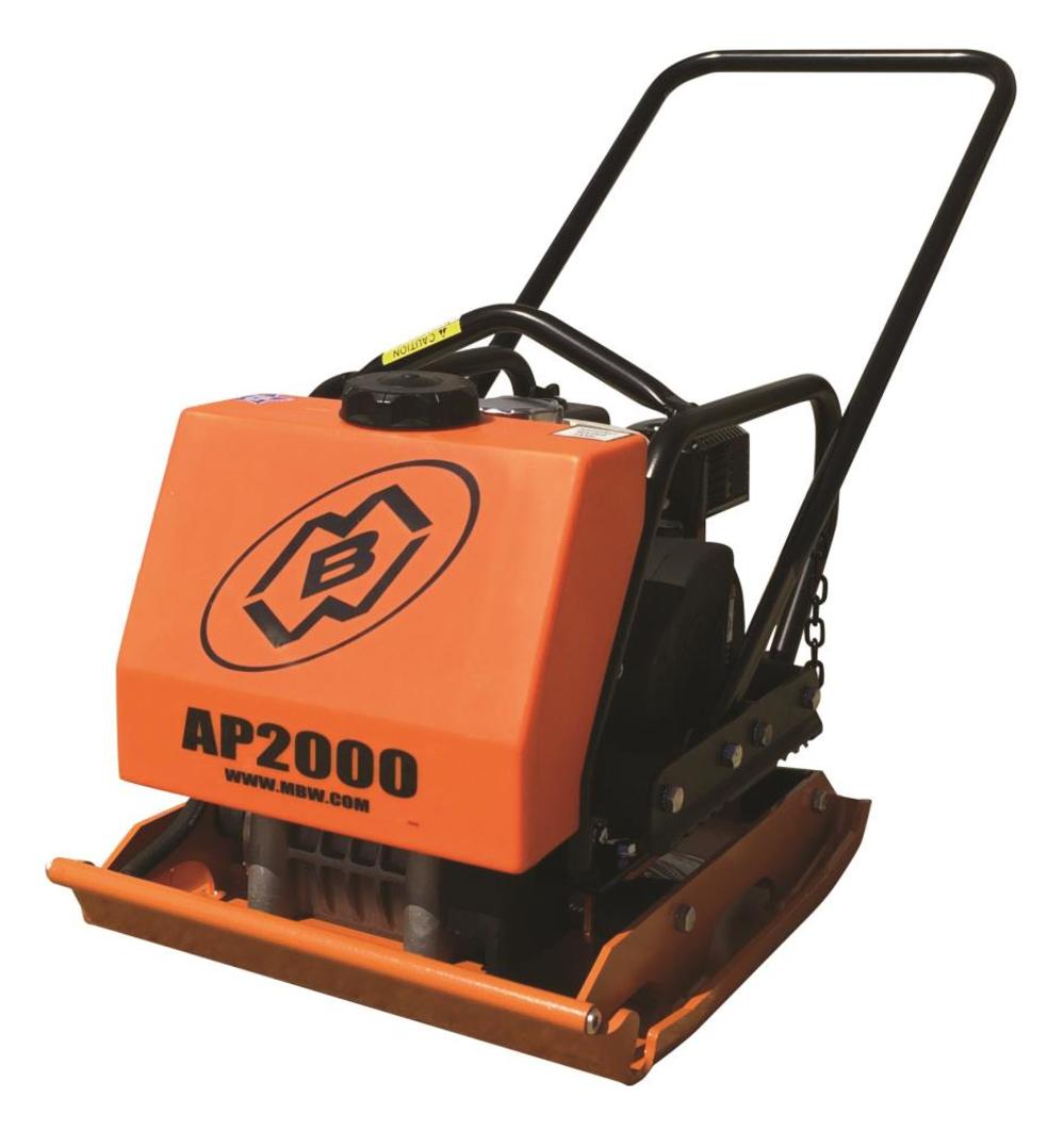 AP2000 168lb Plate Compactor with Water Tank and Honda GX160 Engine - Mycitystee