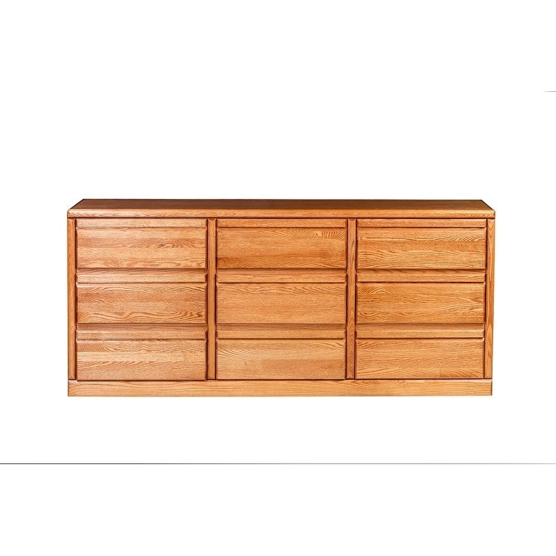 Bullnose Nine Drawer Dresser 72W X 32H X 18D - - 26040890 - Mycitystee
