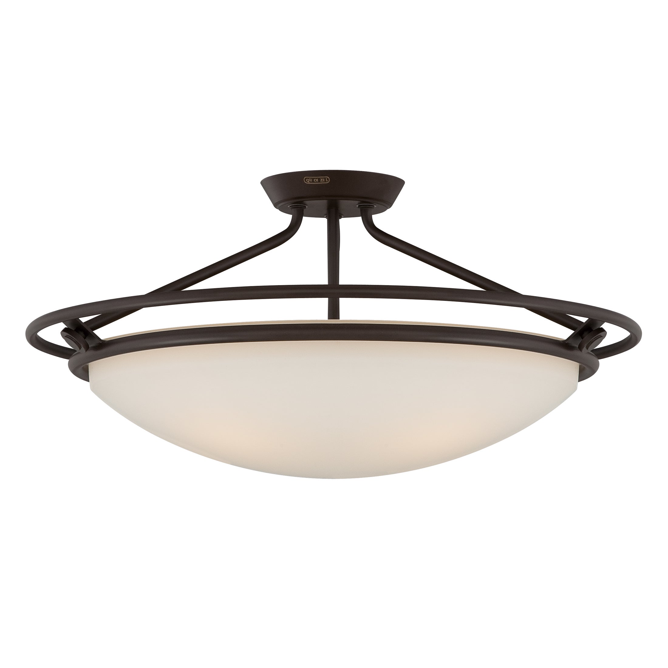 Strick and Bolton York 4-light Bronze Semi-flush Fixture - Mycitystee
