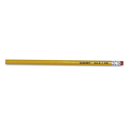 Dixon No. 2 Pencil， HB (#2)， Black Lead， Yellow Barrel， 144/Box (14412) - Mycitystee