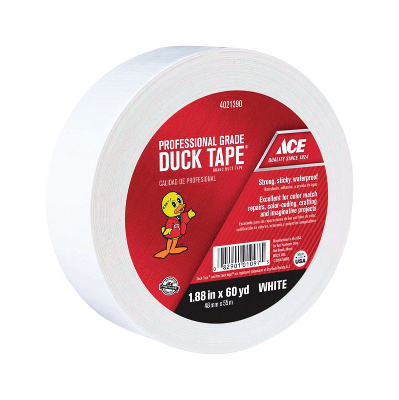 Ace 1.88 in. W X 60 yd L White Solid Duct Tape - Mycitystee
