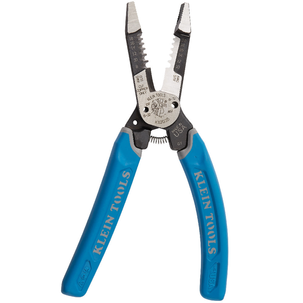 Klein Tools Klein-Kurve Heavy-Duty Wire Stripper 8-20 AWG K12035 from Klein Tools - Mycitystee