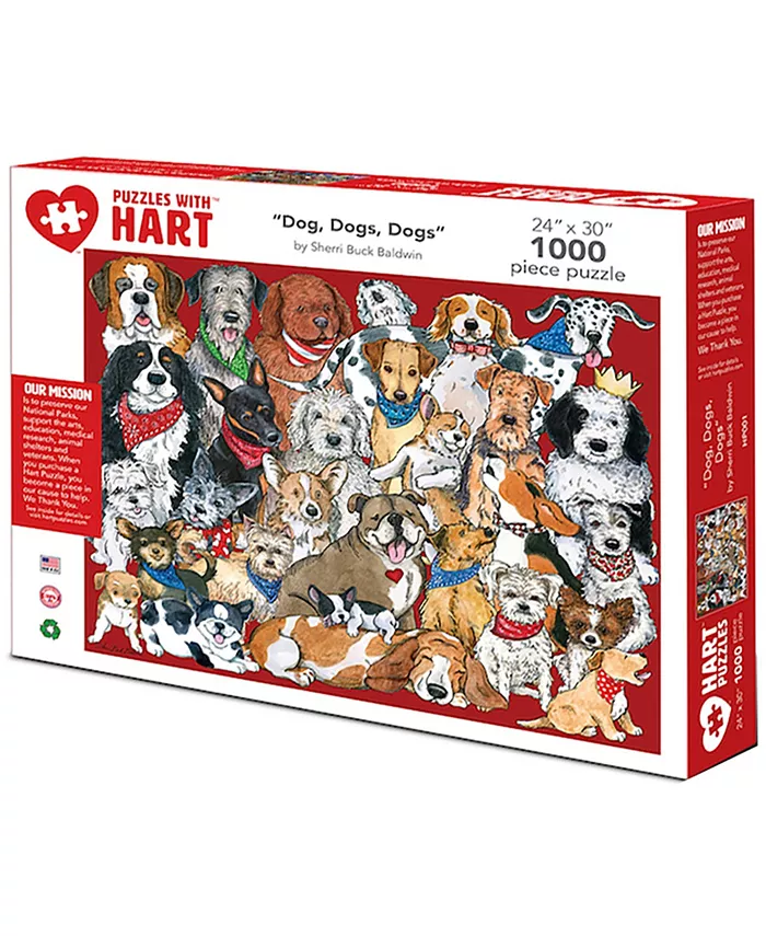 Hart Puzzles Dogs 24