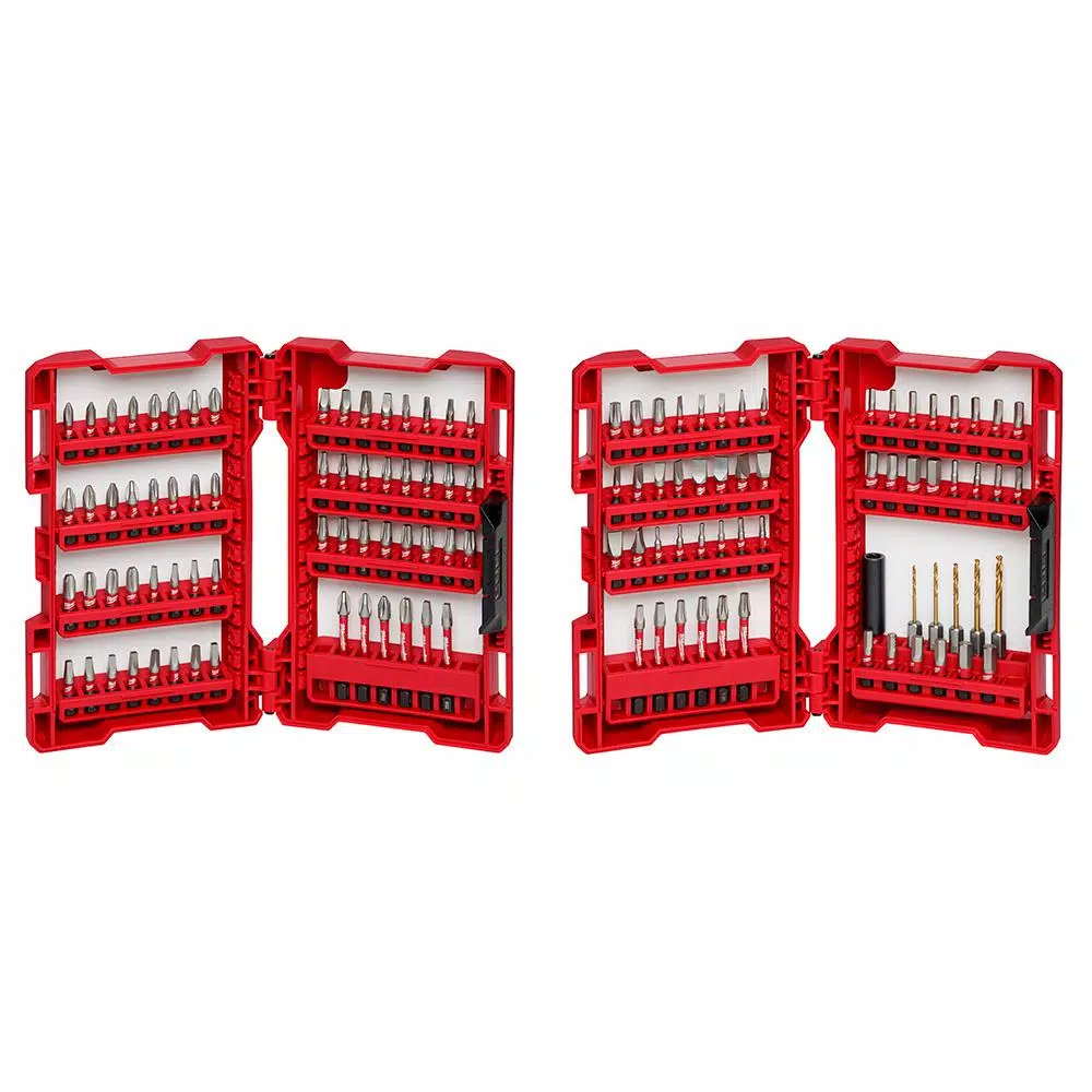 Milwaukee SHOCKWAVE Impact Duty Steel Drill and Driver Bit Set (120-Piece) and#8211; XDC Depot - Mycitystee