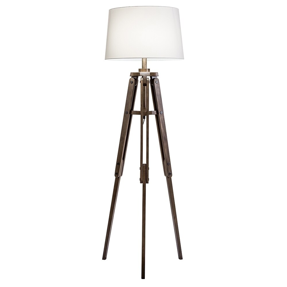 Modern Home Mariner Nautical Wooden Tripod Floor Lamp - Mycitystee