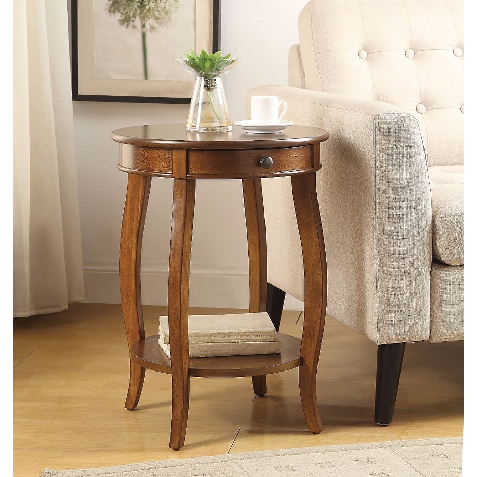 Alysa End Table， Walnut - Mycitystee