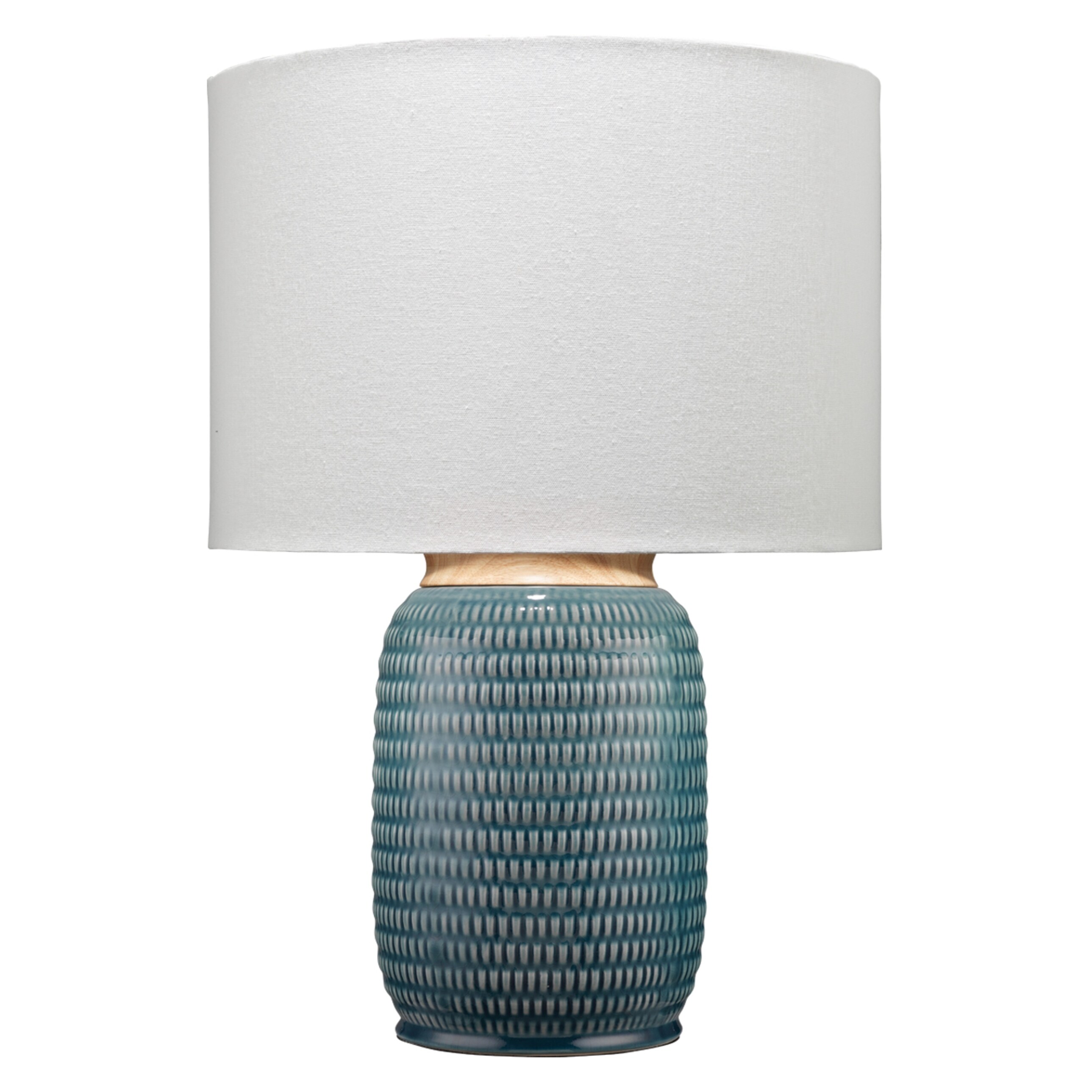 Alden Décor Emilia Ceramic Table Lamp， Blue - Mycitystee