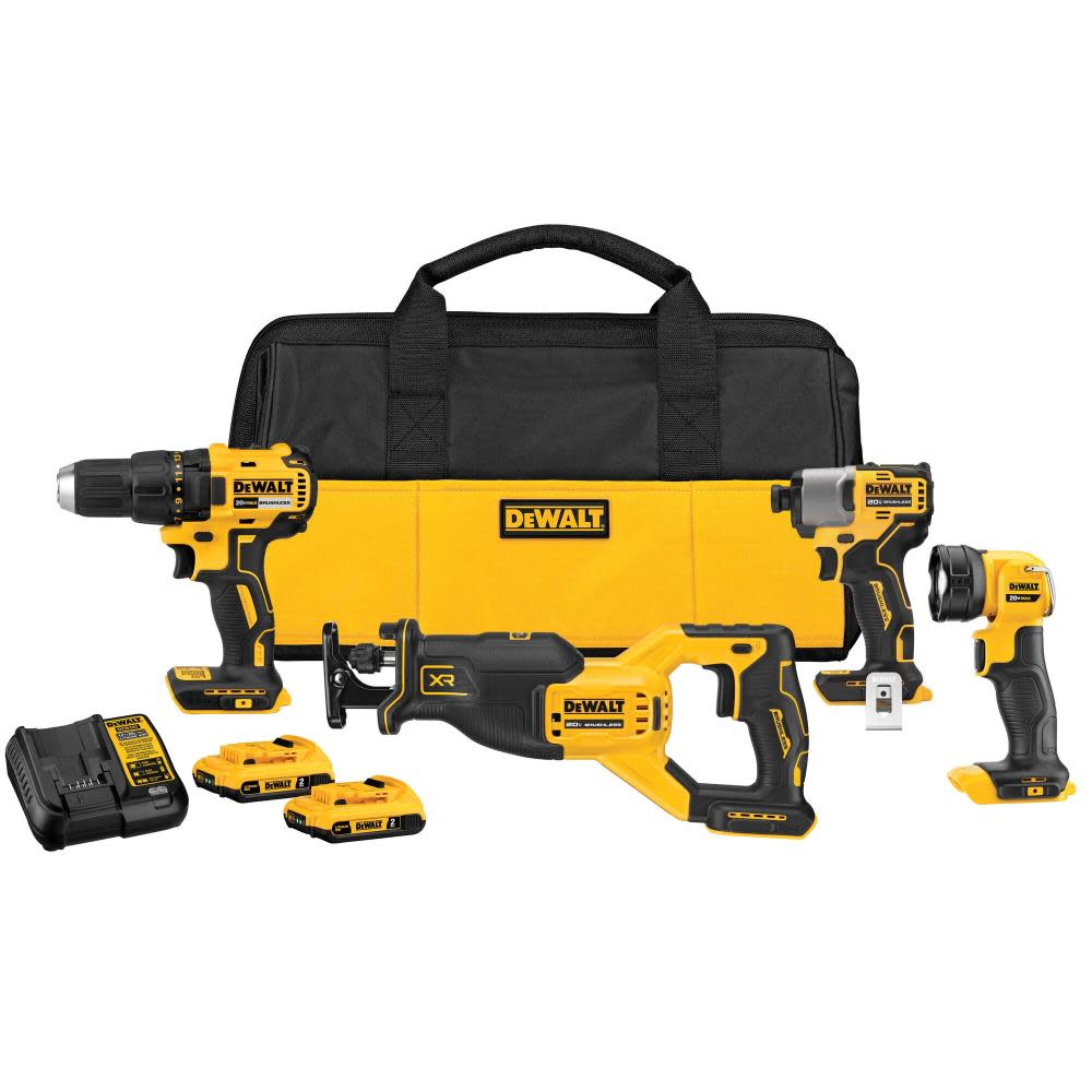 DEWALT 20V MAX Brushless 4-Tool Combo Kit DCK479D2 from DEWALT - Mycitystee