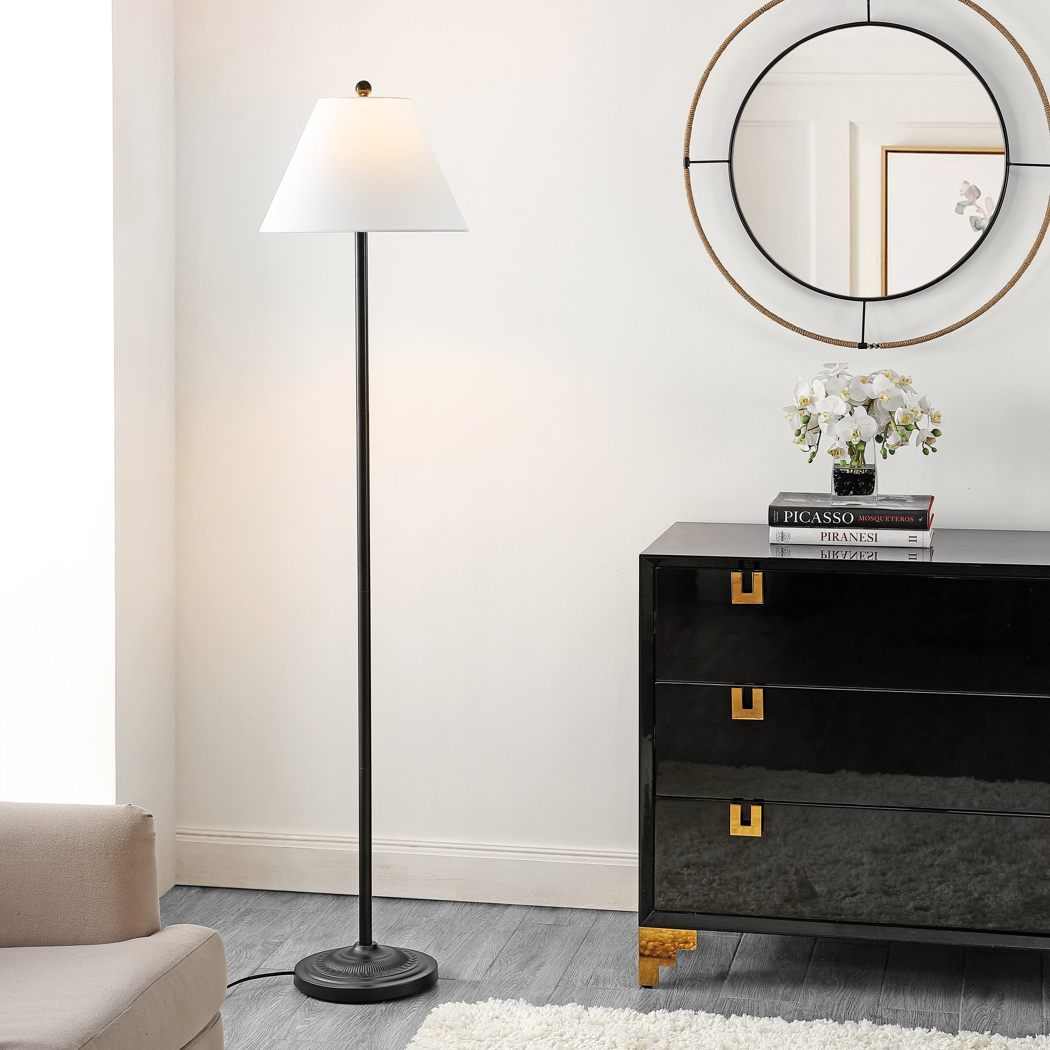 SAFAVIEH Lighting 68-inch Hallie Floor Lamp - 16