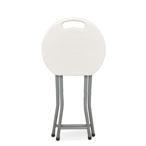 Iceberg Rough n Ready Folding Stool， Backless， Supports Up to 300 lb， 18