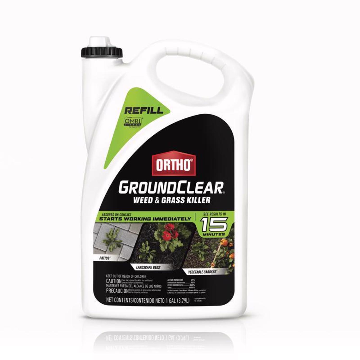 Ortho GroundClear Weed and Grass Killer Refill RTU Liquid 1 gal - Mycitystee