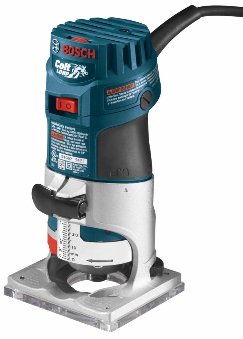 Bosch Colt Electronic Variable-Speed Palm Router PR20EVS from Bosch - Mycitystee