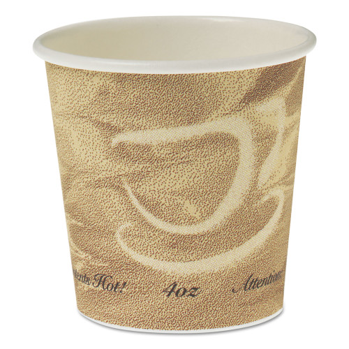 Dart Single Sided Poly Paper Hot Cups， 4 OZ， Mistique design (374MS) - Mycitystee