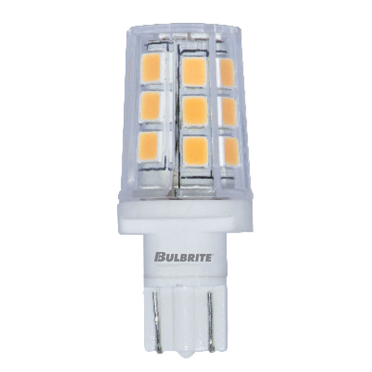 Bulbrite Pack of (2) 2.5 Watt Mini T3 Wedge (WEDGE) LED Bulb - Mycitystee