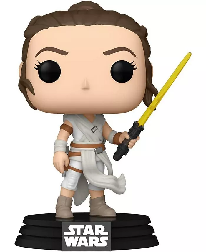 Funko Star Wars POP Vinyl Figure | Rey w  Yellow Lightsaber - Mycitystee