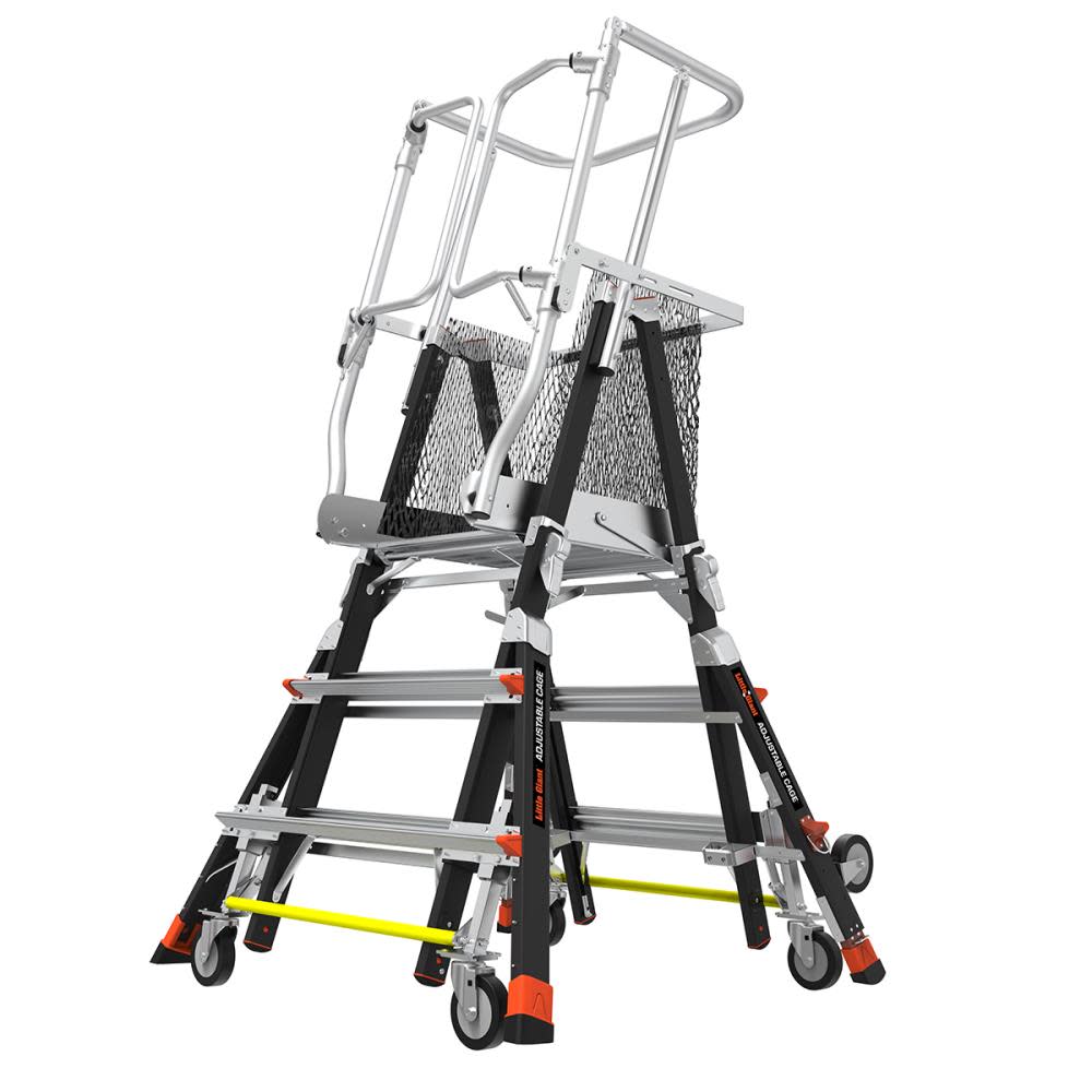 Cage Model 3 Ft. to 5 Ft. IAA FG w/ Wheel Lift and Ratchet Levelers - Mycitystee