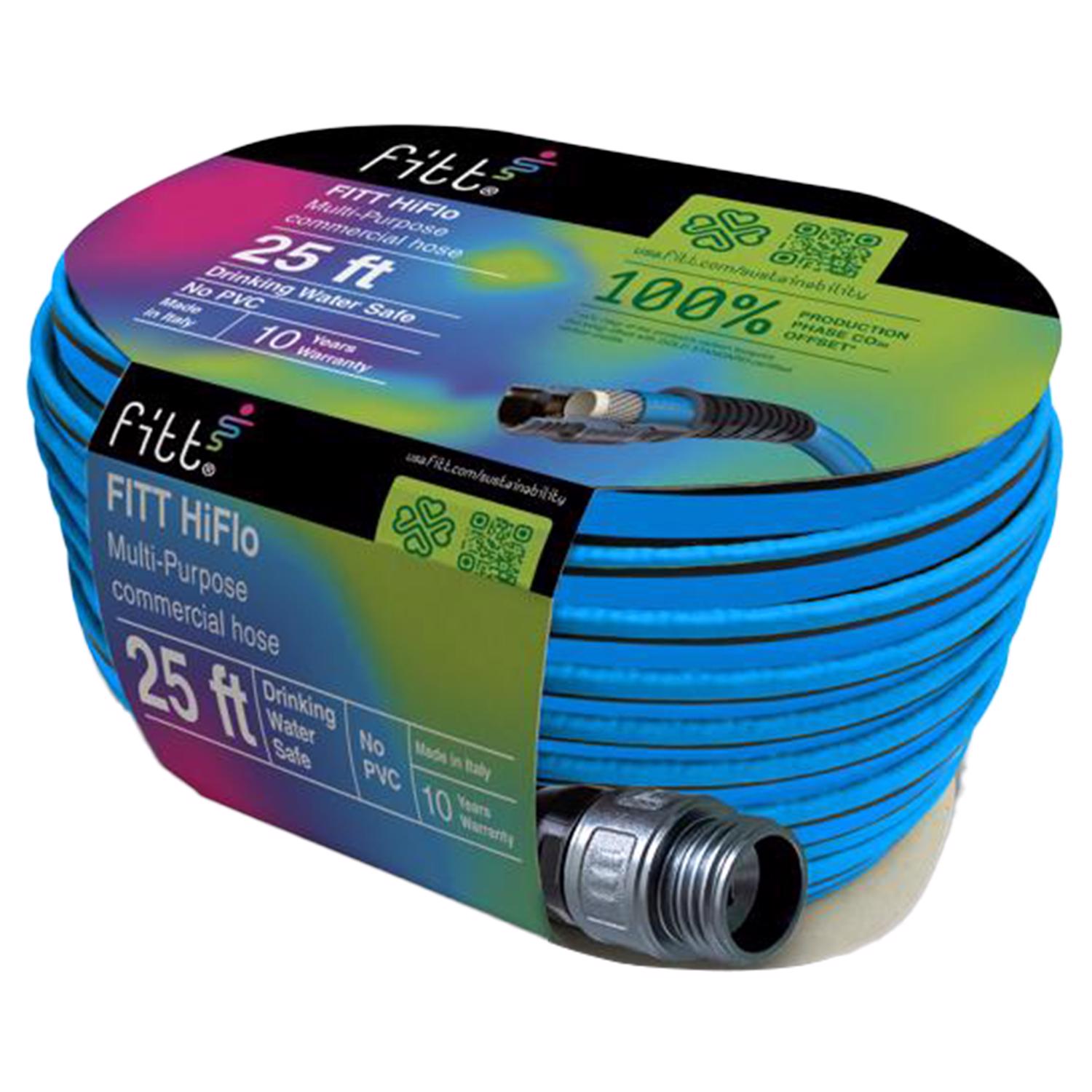 FITT HiFlo 25 ft. L Medium Duty Commercial Grade Lightweight Garden Hose - Mycitystee