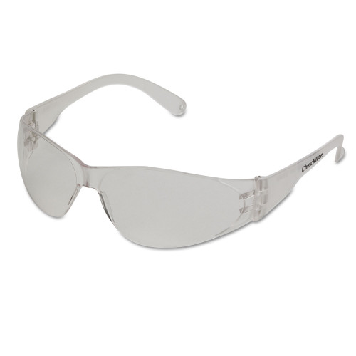 MCR Safety Checklite Scratch-Resistant Safety Glasses， Clear Lens， 12/Box (CL110BX) - Mycitystee