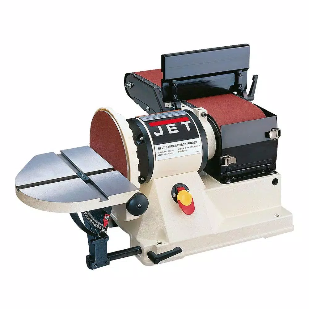 Jet 3/4 HP 6 in. x 48 in. Benchtop Belt and 9 in. Disc Sander， 115-Volt JSG-96 and#8211; XDC Depot - Mycitystee