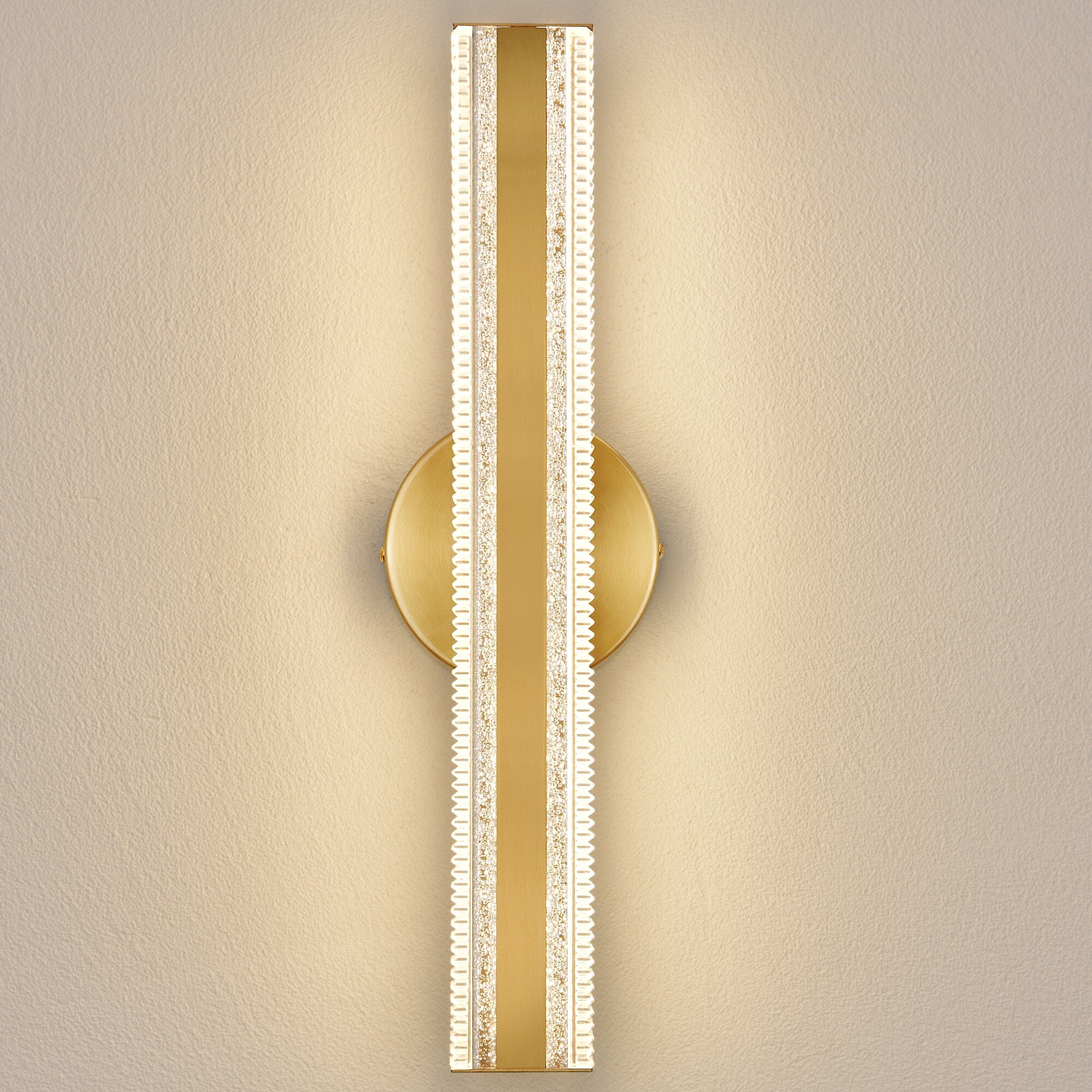 Modern Wall Sconce Gold Sconce Wall Lighting Indoor Wall Lamp ?Acrylic Wall Mounted Lighting Fixture for Bedroom Living Room - Mycitystee