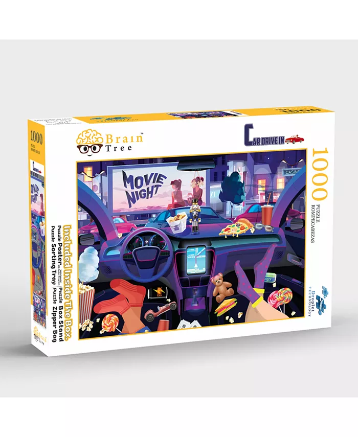 Brain Tree Games Car Drive 1000 Piece Jigsaw Puzzle - Mycitystee