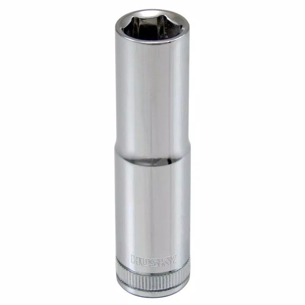 Husky 3/8 in. Drive 11 mm 6-Point Metric Deep Socket and#8211; XDC Depot - Mycitystee