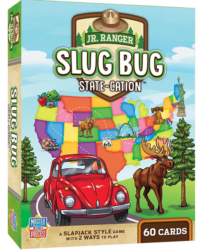MasterPieces Puzzles Slug Bug State-cation Fun Kids and Family Card Game - Mycitystee