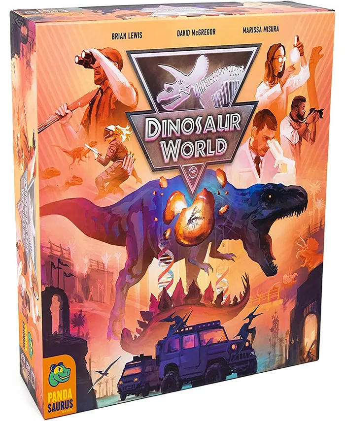 Pandasaurus Games Dinosaur World Strategy Board Game - Mycitystee