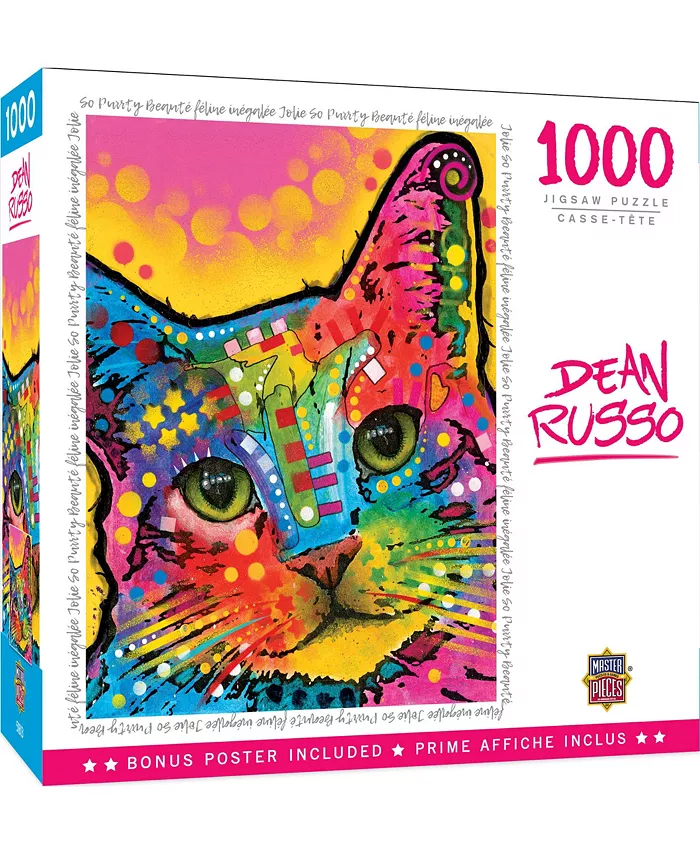 MasterPieces Puzzles Dean Russo - So Puuurty 1000 Piece Puzzle By Dean Russo - Mycitystee