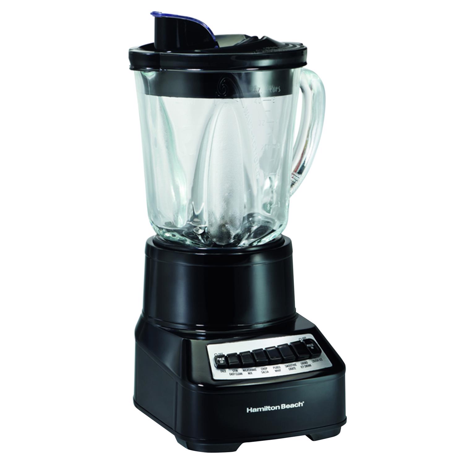Hamilton Beach Wave Crusher Black Plastic Blender 40 oz 14 speed - Mycitystee