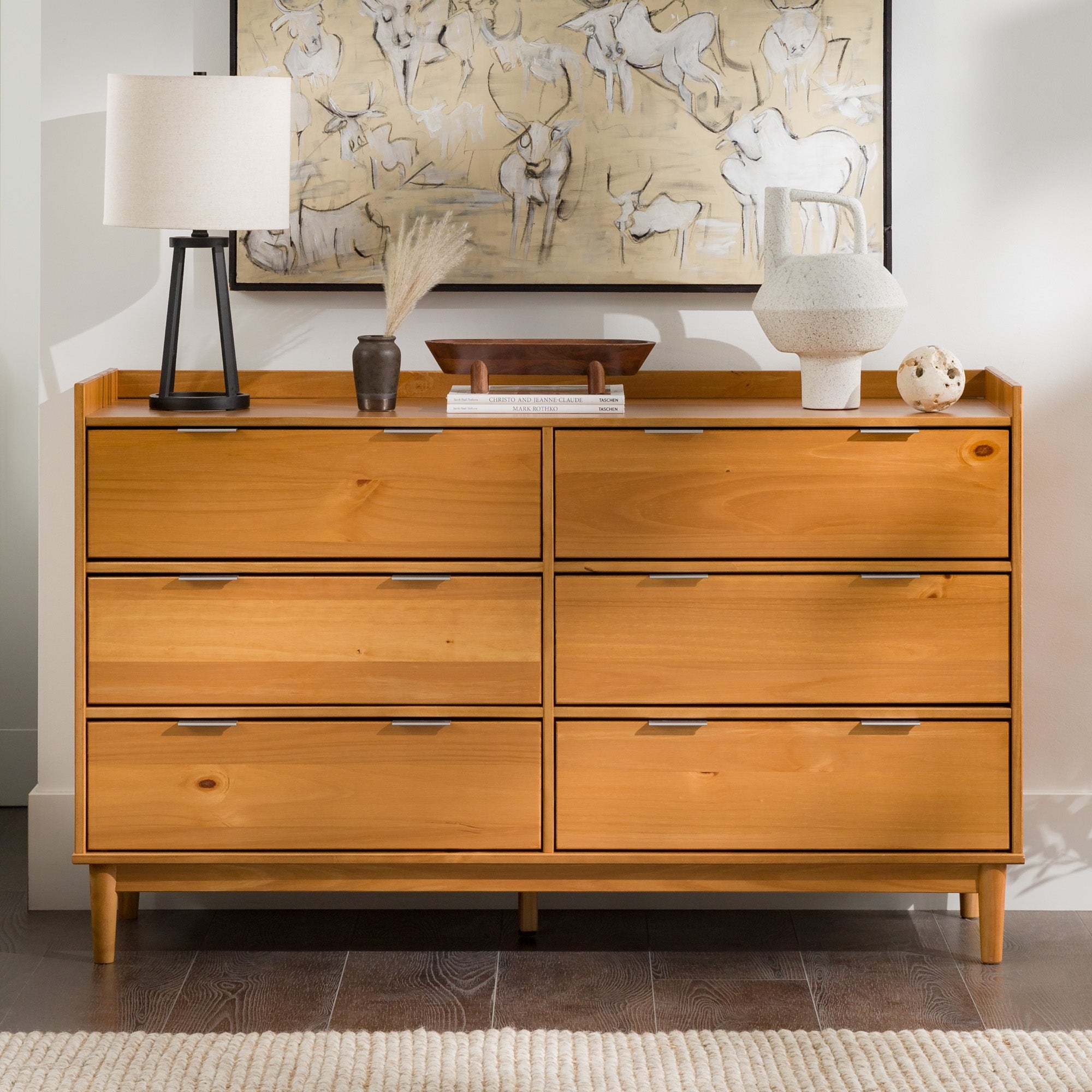 Middlebrook Modern Solid Wood 6-Drawer Dresser - - 36579624 - Mycitystee