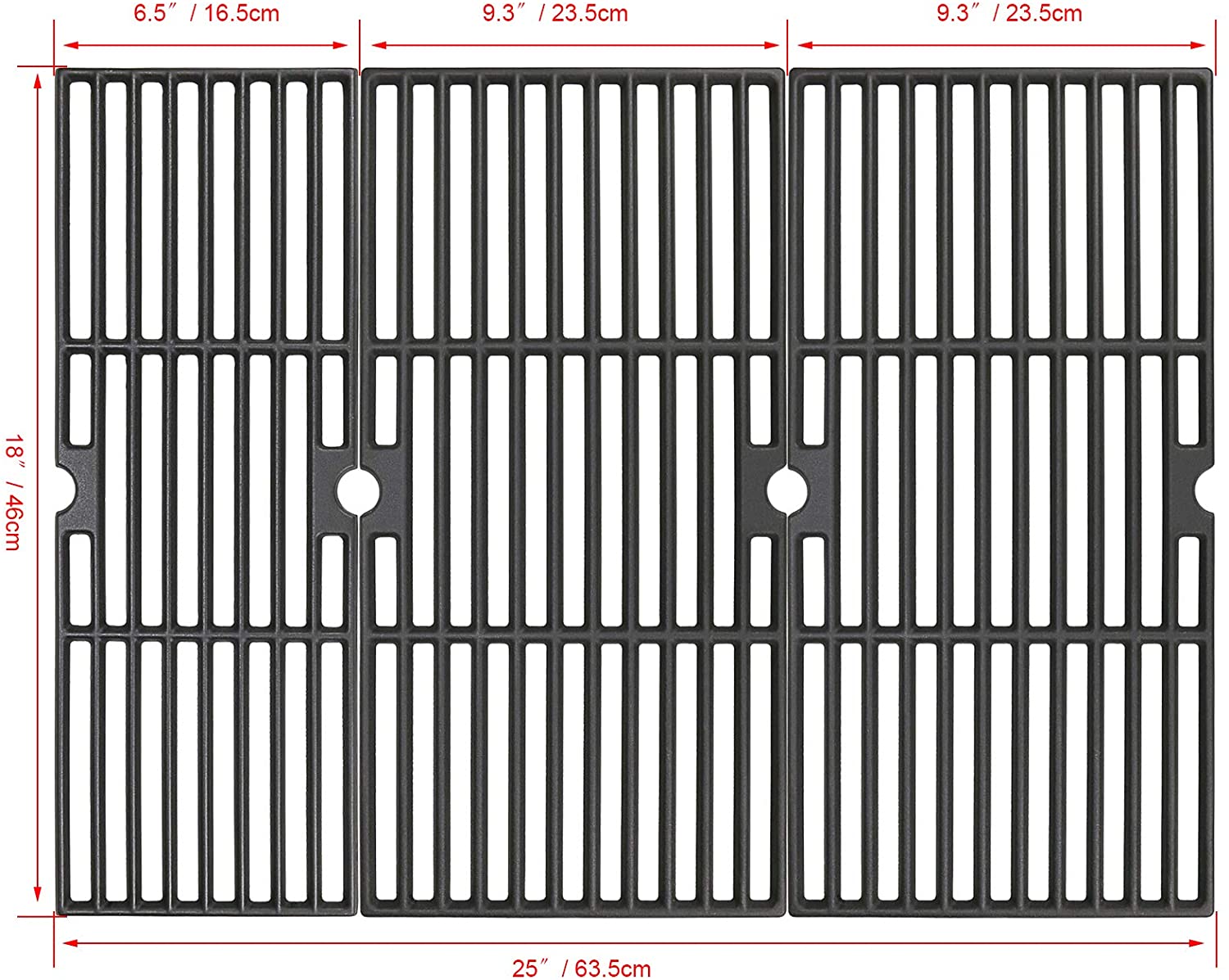 Cooking Grid Grates for Char-broil Performance 4 Burner 463347418, 463335517, 463376017, 463376017P1, 466347017, 463347519, 466339417 Gas Grills - Mycitystee