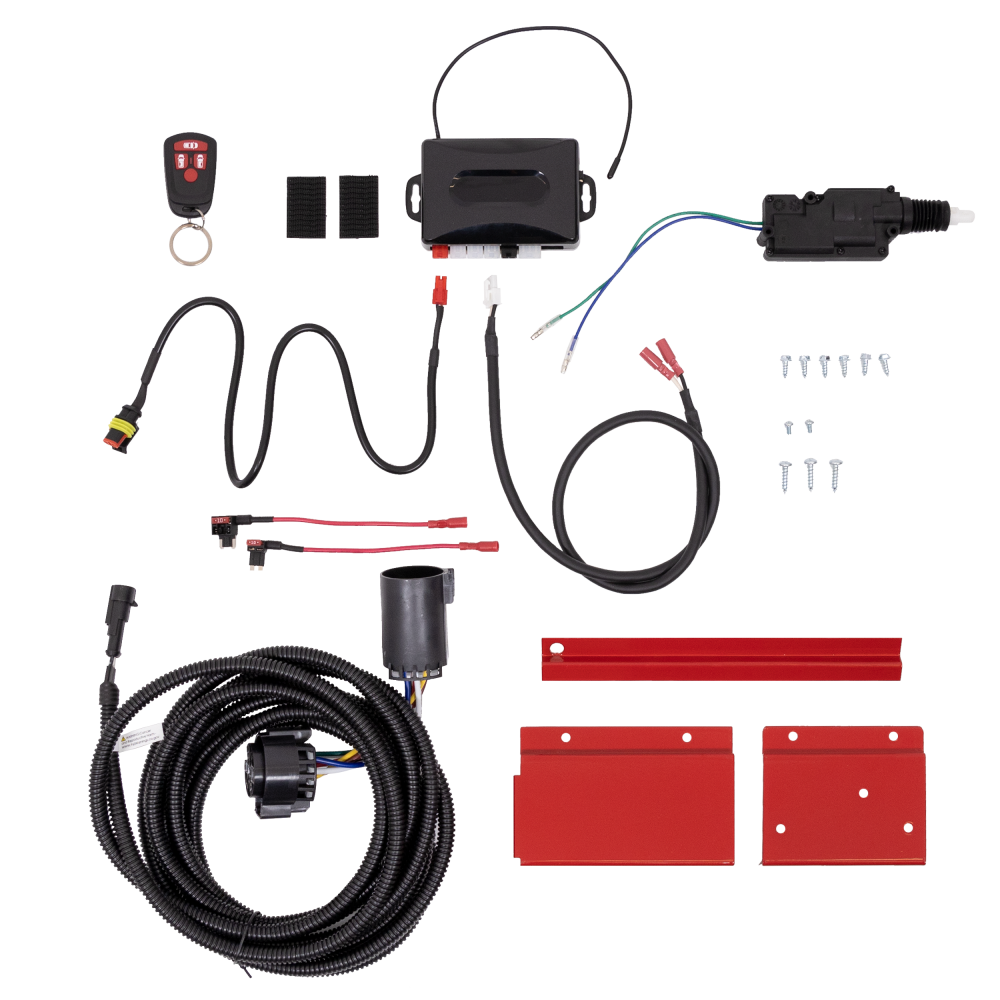 Weather Guard Remote Keyless Entry Kit with Hitch Wire Harness Saddle Box - Mycitystee