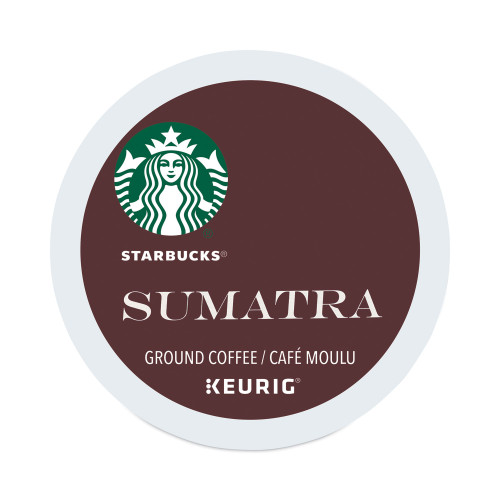 Starbucks Sumatra Coffee K-Cups， Sumatran， K-Cup， 24/Box (011111162) - Mycitystee