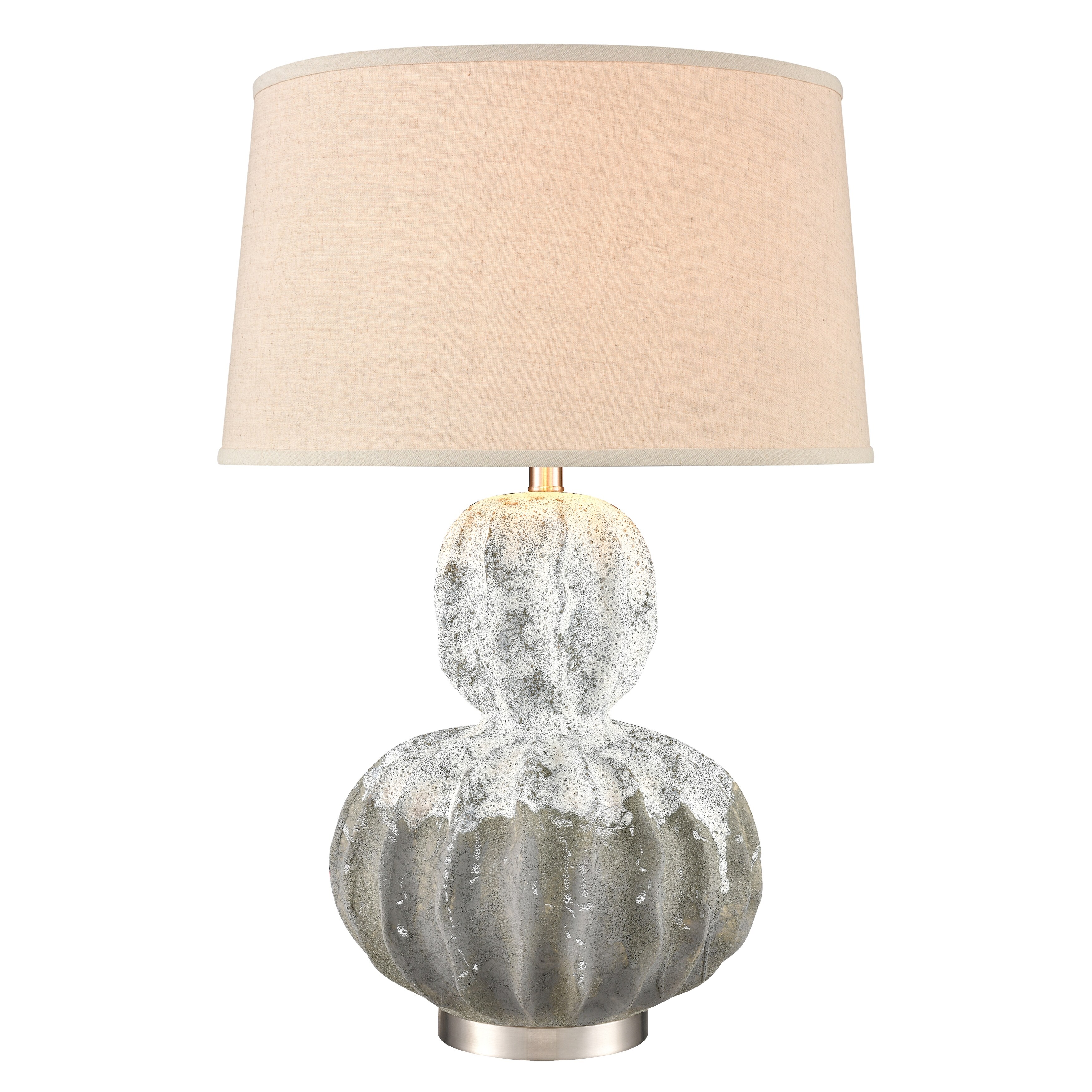 Bartlet Fields 29'' High 1-Light Table Lamp - White - Mycitystee