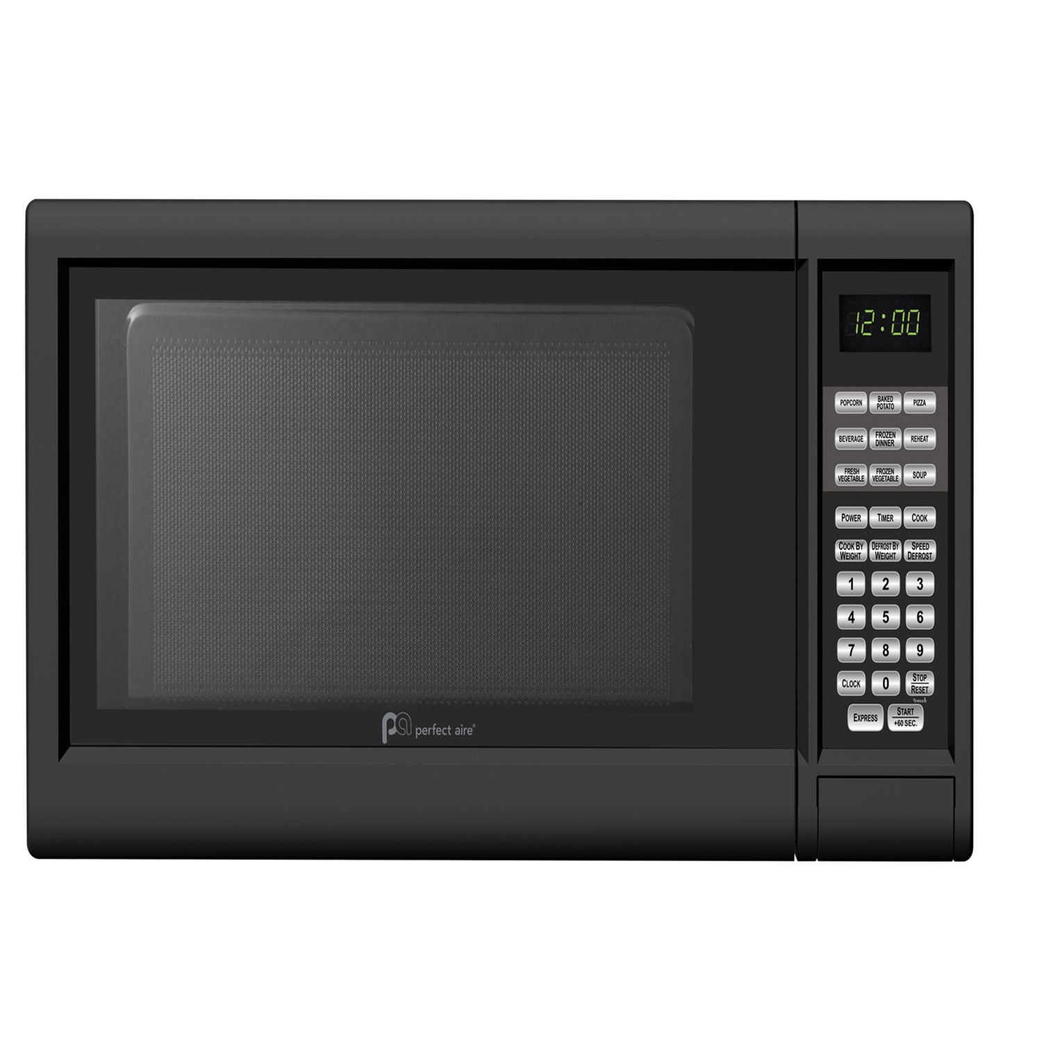 Perfect Aire 1.3 cu ft Black Microwave 1000 W - Mycitystee