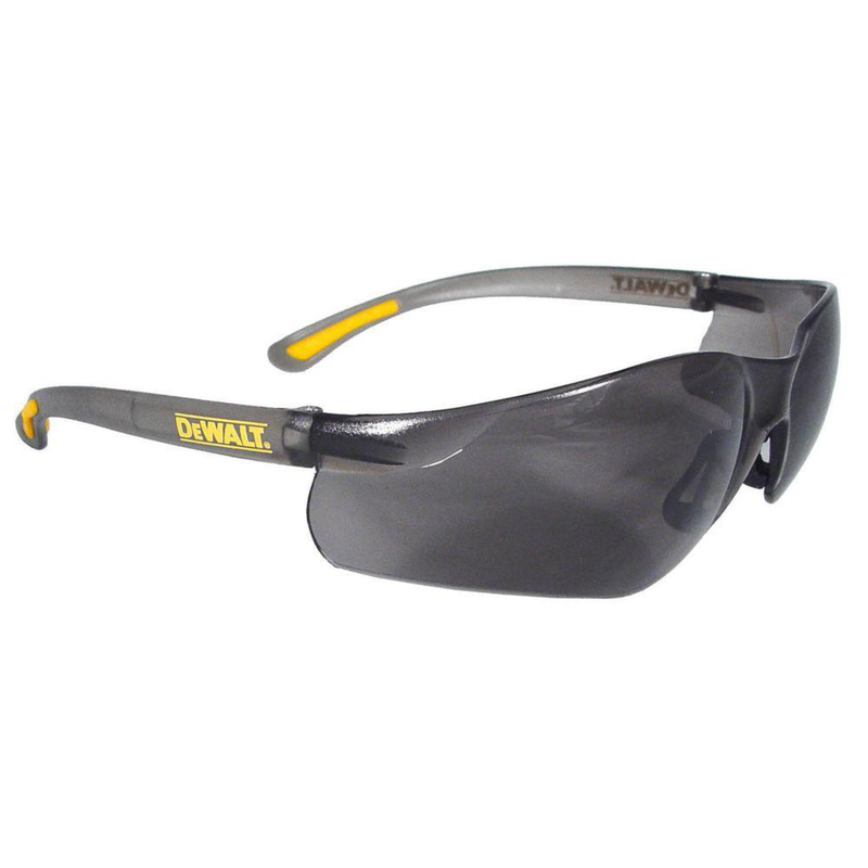 DeWalt Contractor Pro Anti-Fog Safety Glasses Smoke Lens Smoke Frame 1 pc - Mycitystee
