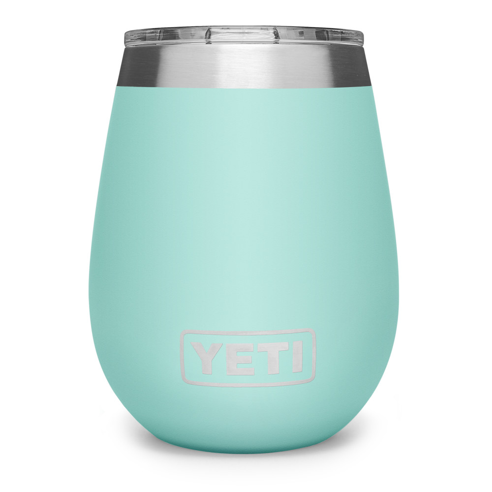 Yeti Rambler Wine Tumbler with MagSlider Lid 10oz， Seafoam - Mycitystee