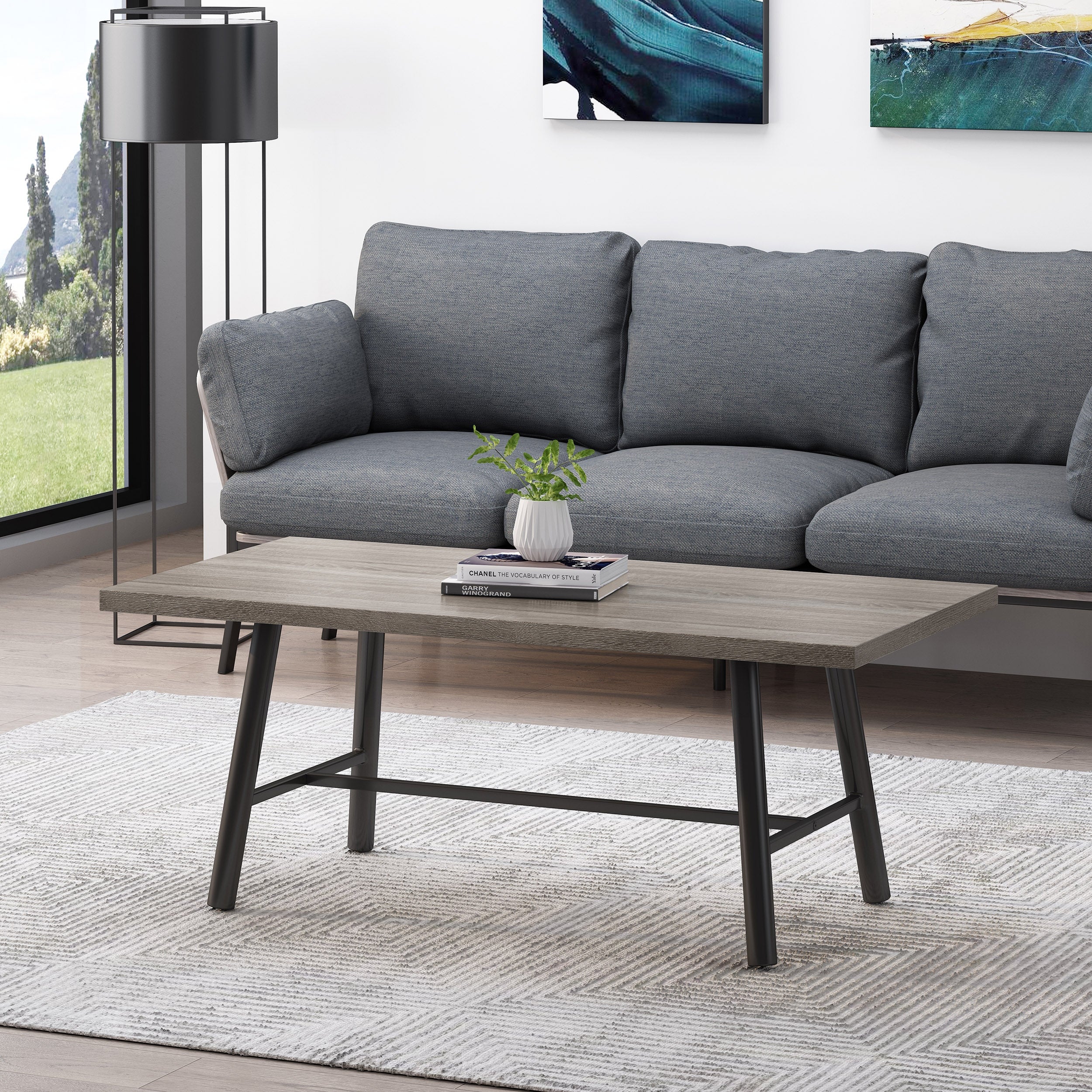 Maddox Faux Wood Coffee Table by Christopher Knight Home - Mycitystee