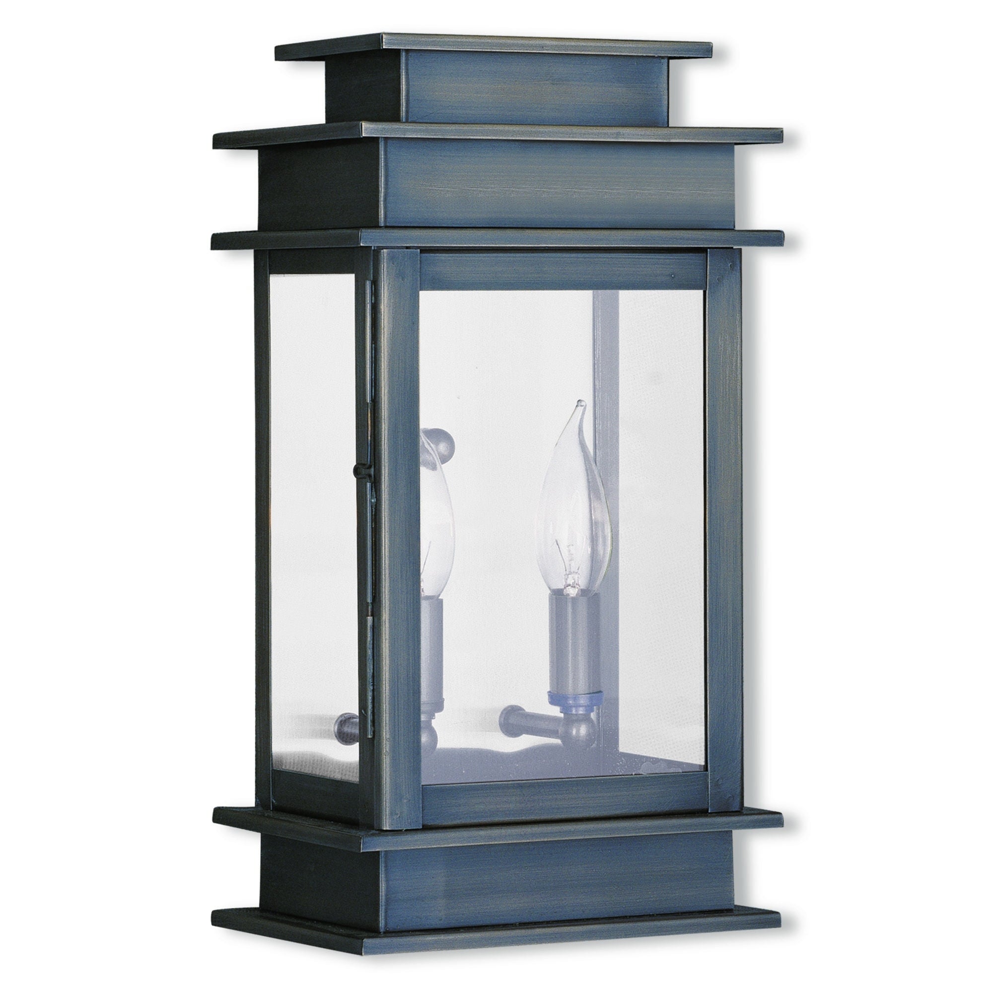 Livex Lighting Princeton Vintage Pewter 2-light Outdoor Wall Lantern - Mycitystee