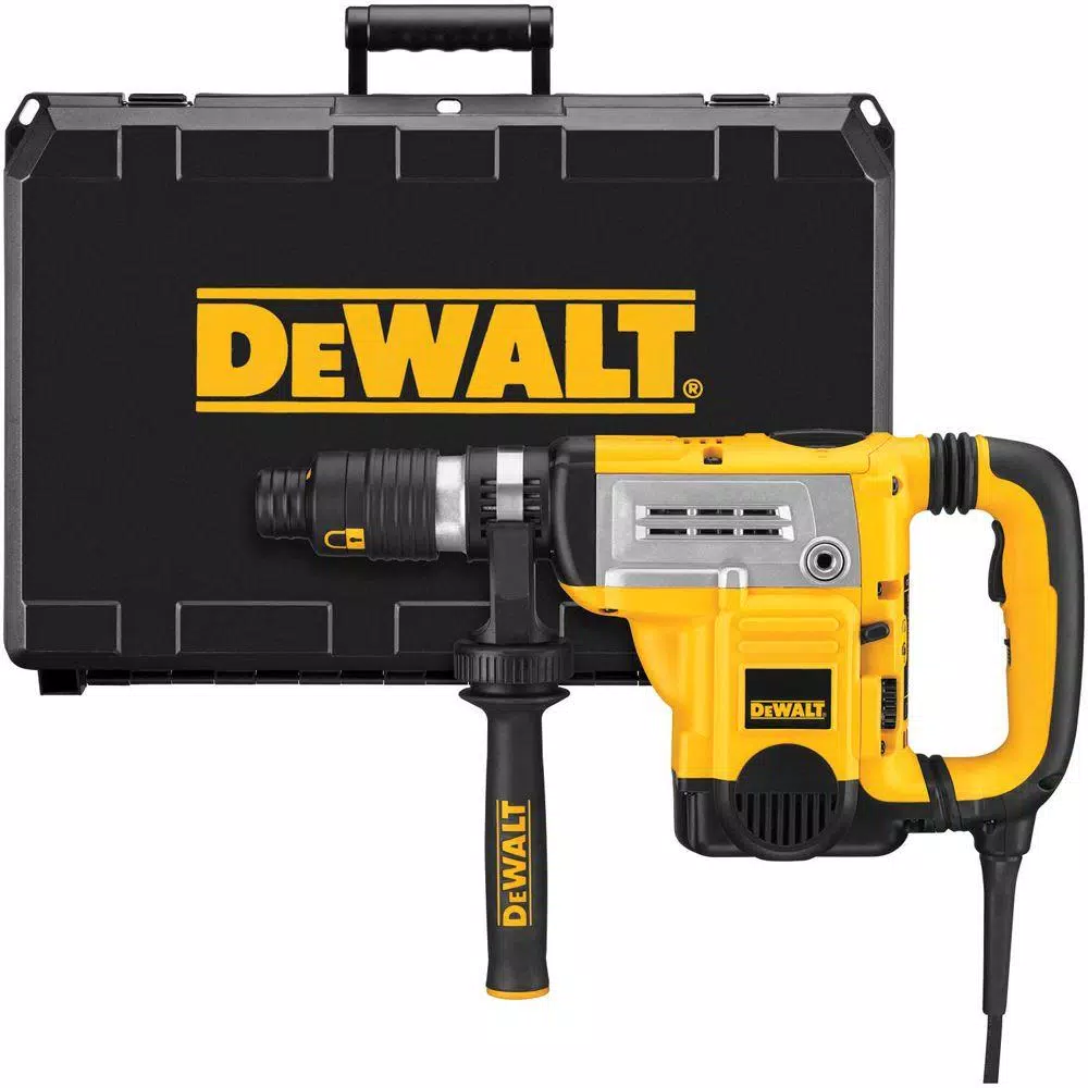 DEWALT 13.5 Amp 1-3/4 in. Corded Spline Combination Concrete/Masonry Rotary Hammer with SHOCKS， 2 Stage Clutch and Case and#8211; XDC Depot - Mycitystee