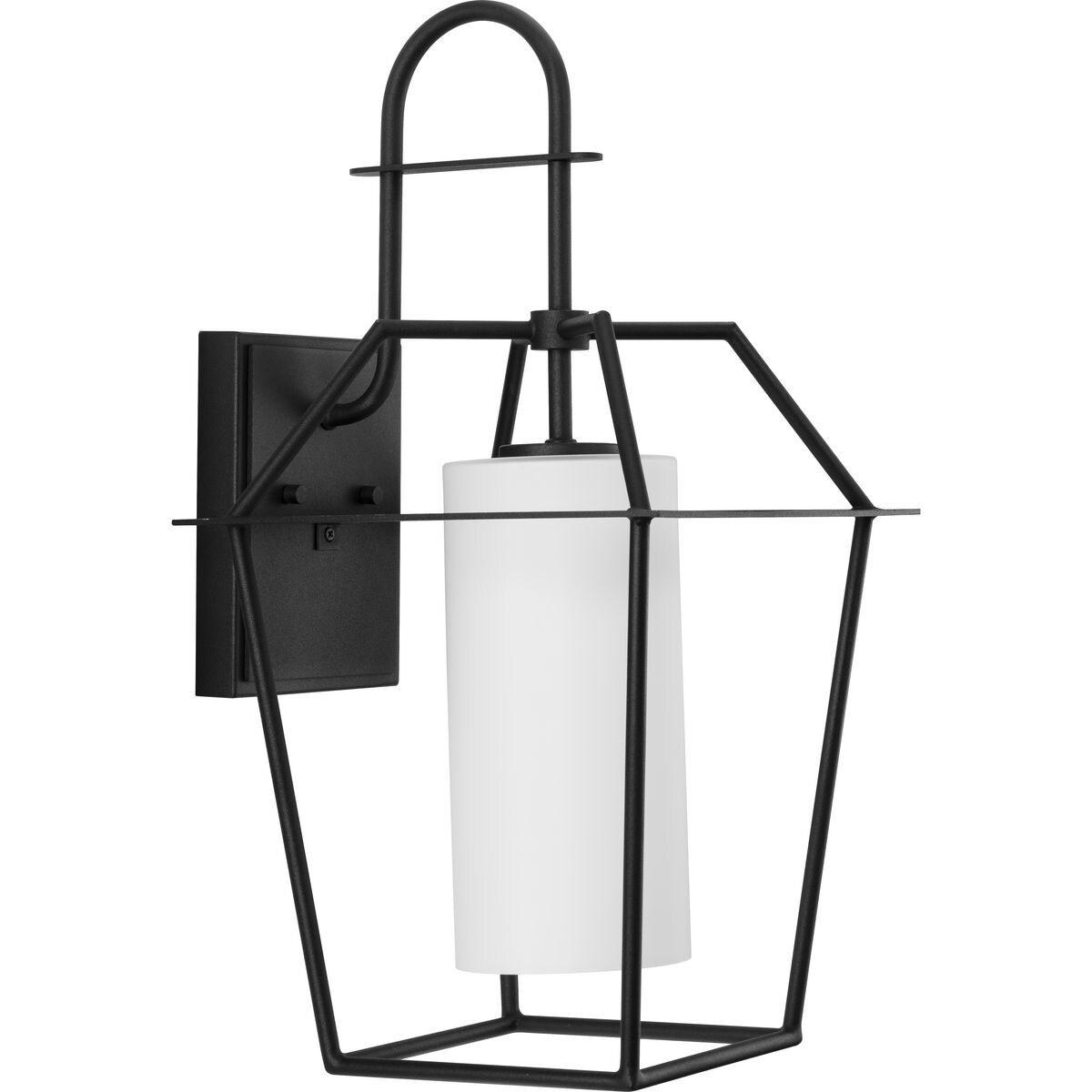 Chilton Collection One-Light New Traditional Textured Black Etched Opal Glass Outdoor Wall Lantern - 11 in x 12.25 in x 21.62 in Shopping - The Best D - Mycitystee