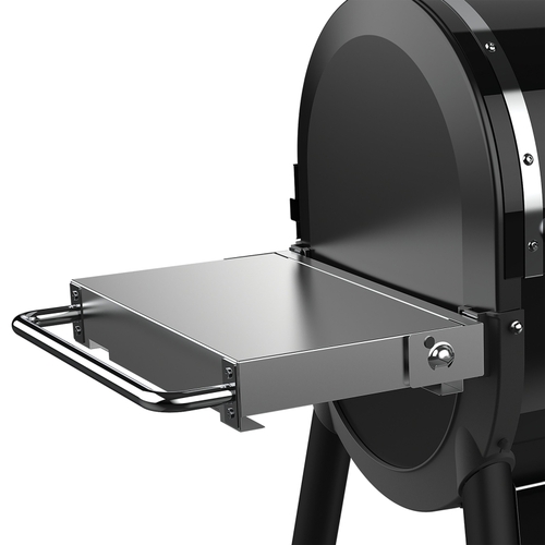 Weber 7001 Folding Side Table， Folding， Stainless Steel， For: SmokeFire EX4， EX6 Wood Pellet Grills - Mycitystee