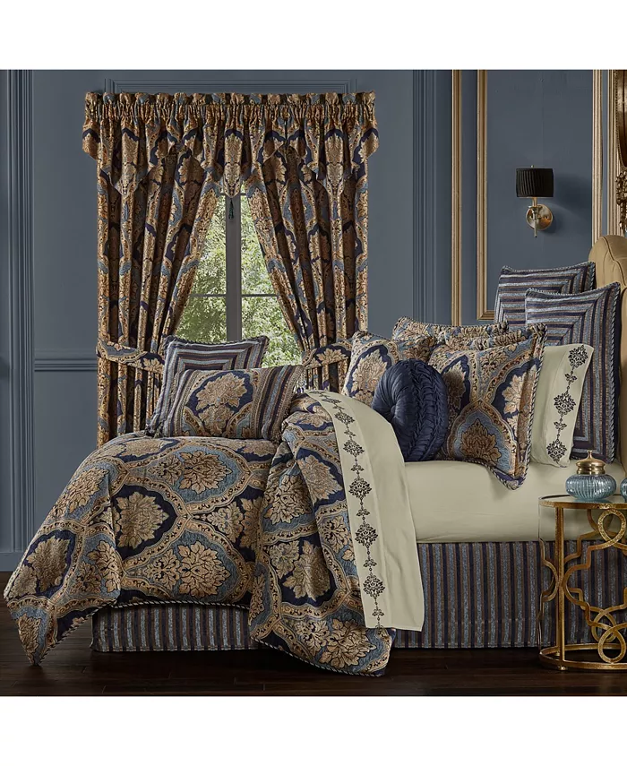 J Queen New York Bristol 4-Pc. Comforter Set， Queen - Mycitystee