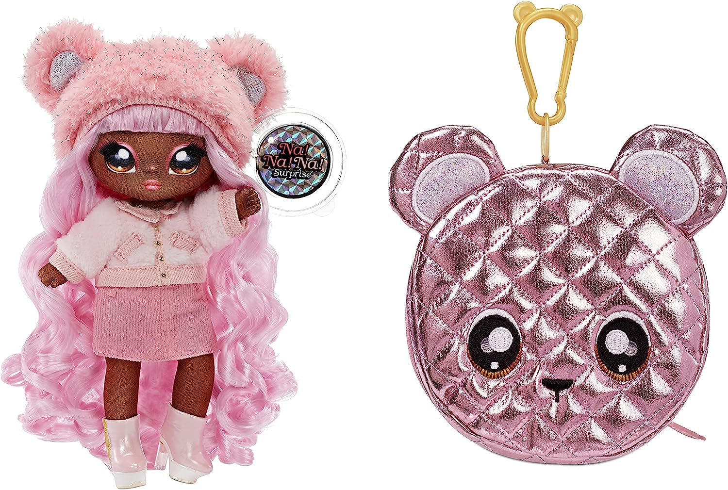 Na! Na! Na! Surprise - 2-in-1 Pom Doll Glam Series - Cali Grizzly - Mycitystee